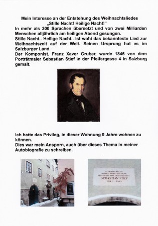 Stille Nacht-Heilige Nacht -  Beitrag